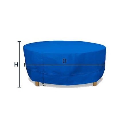 Eevelle Meridian Rectangular Table Set Cover, Royal Blue, 66 in L x 25 in W x 40 in H MDTBLREC_66L_40W_25H-RYL